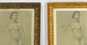 Drawing by Józef Brandt - private collection [from left: before and after conservation and restoration]